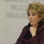 Esperanza Aguirre, en el Comité Ejecutivo Nacional del PP.-Foto: AGUSTÍN CATALÁN