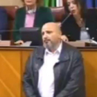 José Luis Cano Palomino, en el Parlamento andaluz.-EL PERIÓDICO