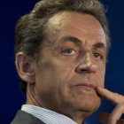 Nicolas Sarkozy, en un acto público reciente.-