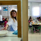 Comedor escolar del centro Los Doce Linajes de Soria.-ÁLVARO MARTÍNEZ