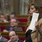 Alícia Sánchez-Camacho, en una reciente intervención en el Parlament.-ALBERT BERTRÁN