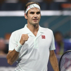 Federer ganó 67 puntos, incluidos los 30 en el intercambio de golpes.-AP