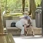 Una pareja de ancianos practicando una felación en Zamora. HDS