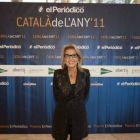 Sita Murt, en los Premios Català de l'Any del 2012, en el Teatre Nacional de Cataluña.-