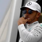 Lewis Hamilton se prepara para los entrenamientos libres en Hungaroring-AFP / ANDREJ ISAKOVIC