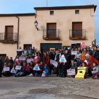Concentración contra la macrogranja celebrada en Villálvaro en diciembre.-HDS