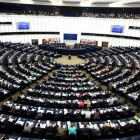 Vista del interior del Parlamento Europeo en Estrasburgo.-EFE / PATRICK SEEGER