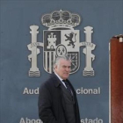 Bárcenas, a su llegada a la Audiencia Nacional.-JOSÉ LUIS ROCA