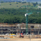 Imagen actual de cómo se encuentran las obras de la macrocárcel. / VALENTÍN GUISANDE-