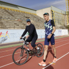 Dani Mateo se encuentra en Ibiza junto a su entrenador, Enrique Pascual Oliva, preparando los Juegos. HDS