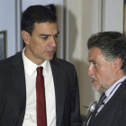 Pedro Sánchez y Pepu Hernández, en octubre del 2014.-FERNANDO ALVARADO (EFE)