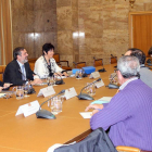 La reunión mantenida ayer entre los responsables del Ministerio y los alcaldes de Soria-MINISTERIO DE MEDIO AMBIENTE