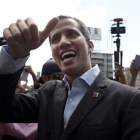 El auto proclamado presidente de Venezuela, Juan Guaidó.-AP