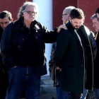 Llegada a la cárcel de Estremera de los diputados republicanos Joan Tardà, Gabriel Rufián y Esther Capella.-JUAN MANUEL PRATS