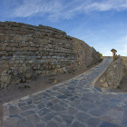 Uno de los tramos de la muralla de Medinaceli que se consolidó en las fases anteriores. MARIO TEJEDOR