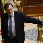 Rajoy, en la sesión de control al Gobierno en la Cámara baja.-AGUSTÍN CATALÁN
