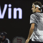 Roger Federer, en la semifinal ante Wawrinka.-LUKAS COCH
