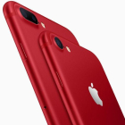 iPhone rojo.-