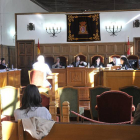 Uno de los juicios celebrados en la sala de la Audiencia Provincial de Soria-VALENTÍN GUISANDE