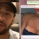 Neymar ha difundido los mensajes íntimos con la mujer que lo acusa de violación.-INSTAGRAM / NEYMAR