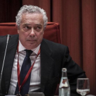 Luis Delso, presidente de Isolux Corsán, en su comparecencia en la comisión de investigación del 'caso Pujol', en el Parlament.-CARLOS MONTAÑÉS