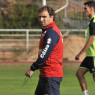 El técnico del Numancia, Jagoba Arrasate.-VALENTÍN GUISANDE