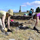 Excavaciones en el yacimiento de Numancia-A. M.
