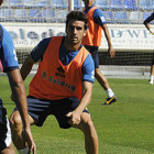Natalio está convencido de sumar los tres puntos ante el Sabadell. / VALENTÍN GUISANDE-