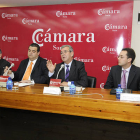 De izquierda a derecha, Gutiérrez, Izquierdo, Santamaría, Ripa, Sojo y Pérez. / V. G.-