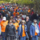 Participantes en la pasada edición del Camino por Soria contra el Cáncer.-Mario Tejedor