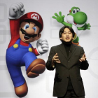 El presidente de Nintendo, Satoru Iwata, en la feria E3 de Los Ángeles, en julio del 2008.-ARCHIVO / AP