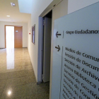 Pasillo de la segunda planta de las Cortes donde se ubica el despacho de Ciudadanos.-- MIGUEL ÁNGEL SANTOS / PHOTOGENIC