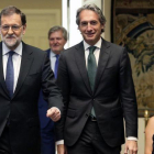 Mariano Rajoy e Íñigo de la Serna, en la Moncloa, en julio del 2017.-JUAN MANUEL PRATS