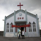 Una iglesia cristina en en la región china de Zhejiang.-AP