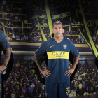 Efigies de los jugadores de Boca Juniors-