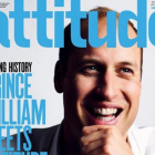 Guillermo, sonriente en la portada de la revista gay 'Attitude'.-