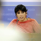 La líder de Podemos en Andalucía, Teresa Rodríguez.-EFE / RAÚL CARO