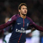 Neymar celebrando un gol con la camiseta del PSG /-PERIODICO