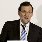 Mariano Rajoy, esta mañana.-Foto: EFE