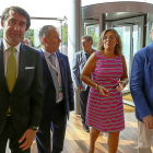 Juan Carlos Suárez-Quiñones, Donaciano Dujo, Milagros Marcos y Jesús Julio Carnero en elCongreso de ASAJA.-ICAL