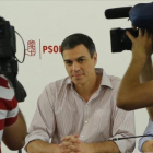 Pedro Sánchez, durante la ejecutiva del PSOE del pasado lunes.-AGUSTÍN CATALÁN