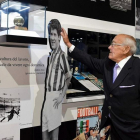 Luis del Sol, en su visita al museo del Juventus Stadium el pasado fin de semana.-Juventus