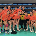 El equipo del BM Ágreda que compite en la Primera Nacional femenina. HDS