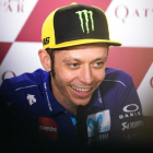 Rossi, en rueda de prensa hoy en Catar-ALEJANDRO CERESUELA