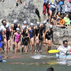 El domingo volverán los nadadores a las aguas de la Laguna Negra.-VALENTÍN GUISANDE