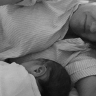Tania Sánchez, con su bebé.-TWITTER