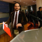 Antonio Hernando, portavoz del PSOE, en el Congreso.-JUAN MANUEL PRATS