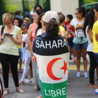La Delegación del Gobierno en Castilla y León recibe a un grupo de niños saharauis que están pasando el verano con familias de Castilla y León.-ICAL