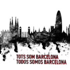 Una de las imágenes difundidas en Twitter en solidaridad con Barcelona.-EL PERIÓDICO