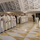 Acto religioso en el Vaticano. /-EFE / OBSERVATORE ROMANO